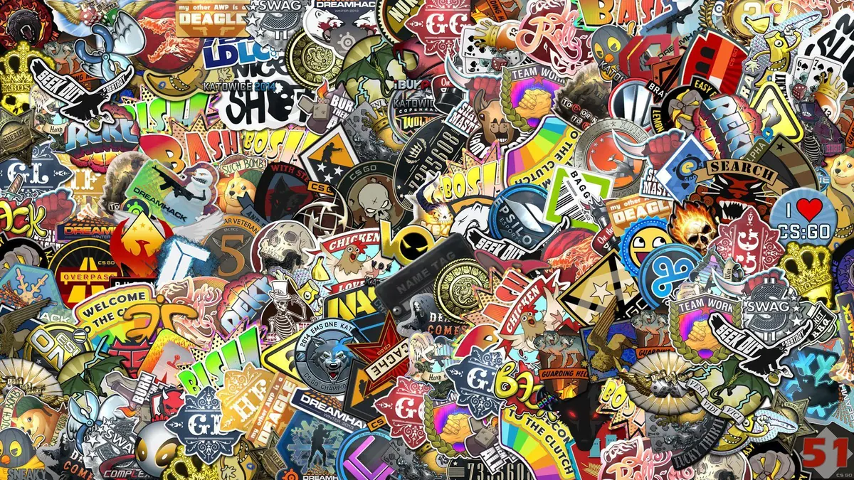 csgo stickers wallpaper