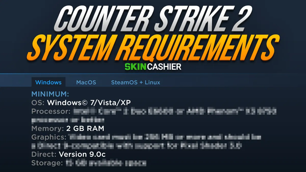 Counter Strike 2 System Requirements