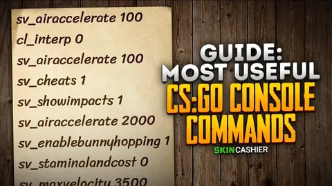List of the Most Useful CSGO Console Commands