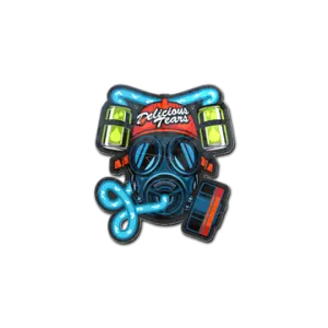 Blue Sticker Delicious Tears