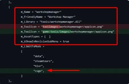 CSGO reference in Source 2
