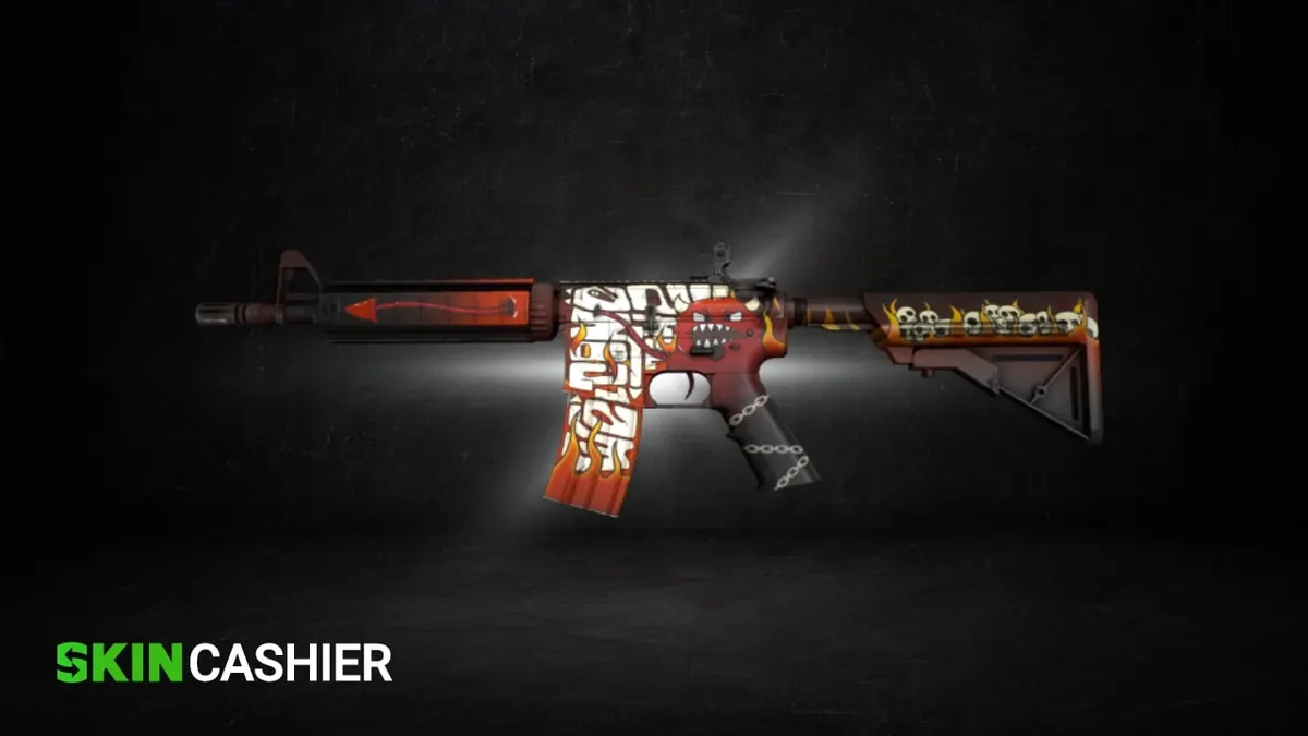 M4A4 Hellfire Skins CSGO