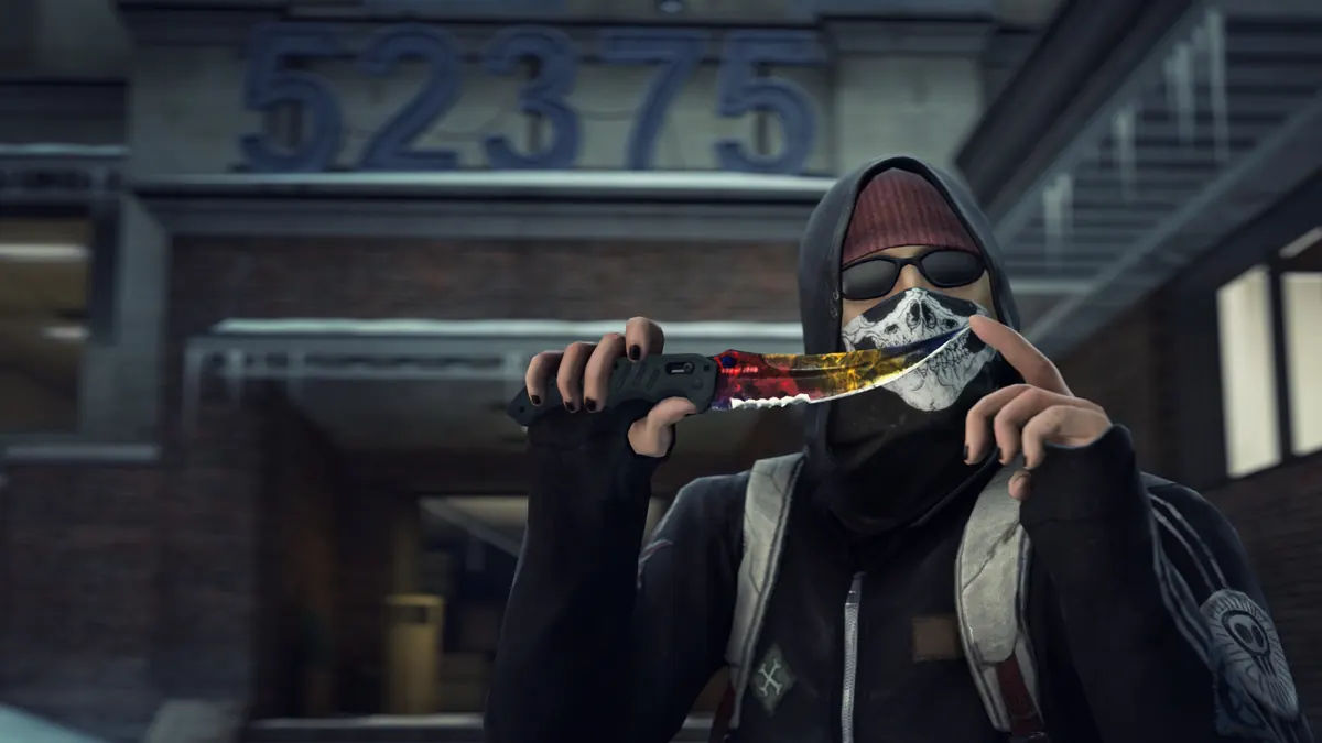 terrorist with a knife