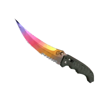 flip knife fade