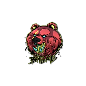the best Red Stickers csgo Bite Me