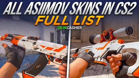 All Asiimov Skins in Counter Strike 2: Full List