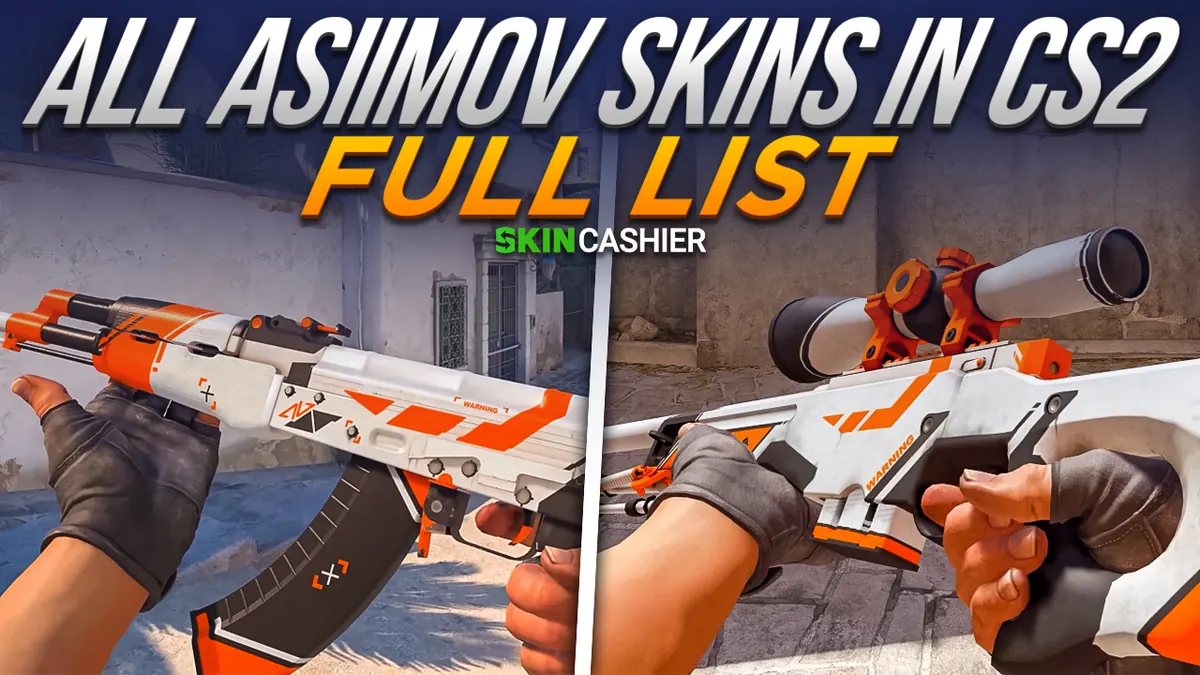 All Asiimov Skins in Counter Strike 2: Full List
