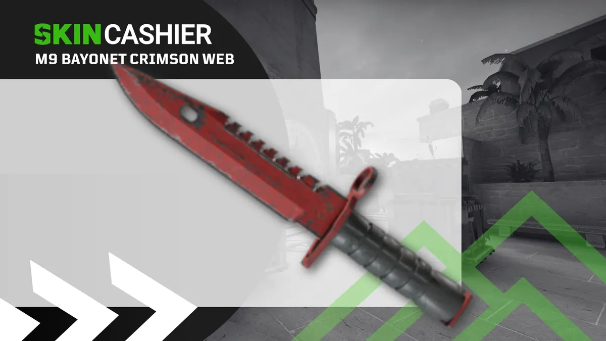 StatTrak M9 Bayonet Crimson Web Factory New