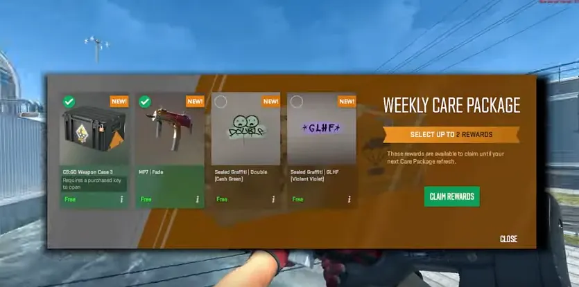 Weekly drop