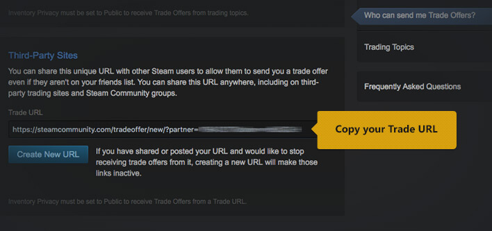 Hur man hittar Steam Trade URL